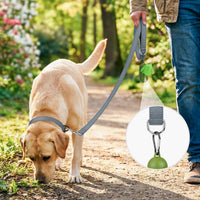 Joytale Reflective Dog Leash for Medium & Large Dogs - 5 ft Narrow / Grey - image 2