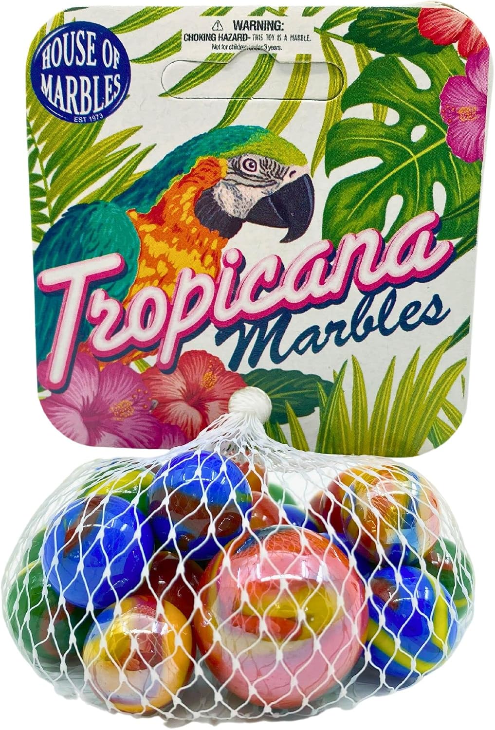 House of Marbles Solar System Net Bag of Marbles - Tropicana