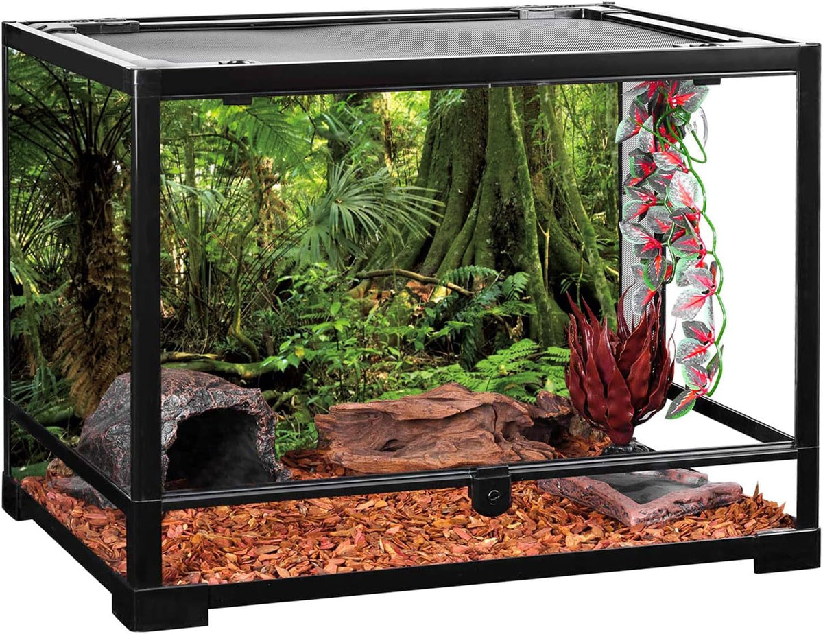 30x18 in Terrarium Backdrop Green Forest Tree Reptile Habitat - 72x24in/180x60cm - image 4