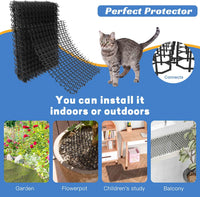 16 X 13 Inch Scat Mat for Cats - 12 Pack / black - image 3