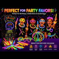 Ammy Glow Sticks Bulk Party Pack-100 Pack Glow Sticks - 100 Pack - image 3