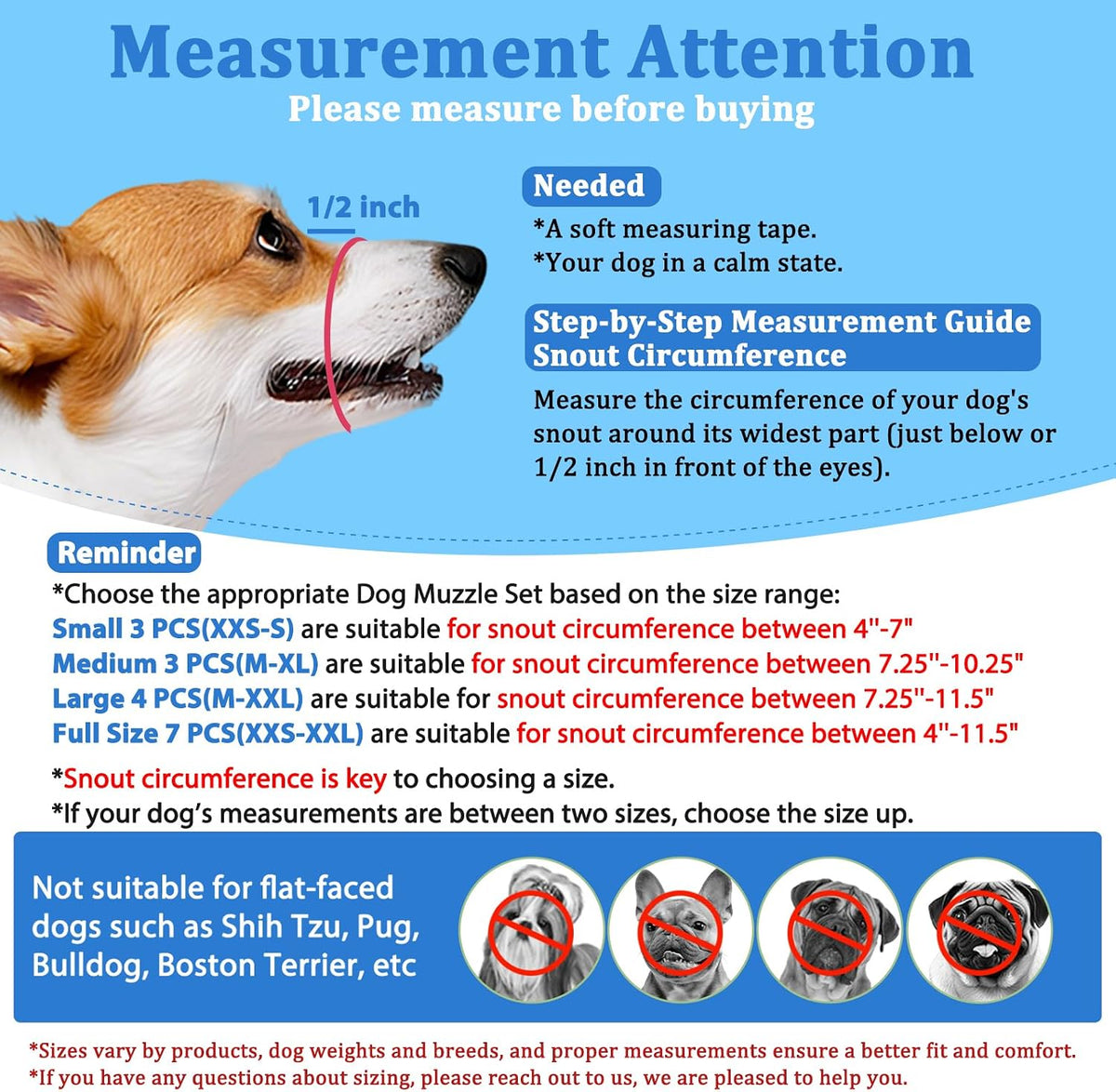 Mesh Dog Muzzle Suits for Small Medium Large Dogs Dog Muzzle Set – Essentials for Dogs - Pink / Small 3 PCS(XXS-S) - image 2
