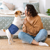 Pet Soft Dog Belly Band, Washable Dogs Belly Bands for Male Dogs - Classics / Small (9''-12'') - image 4