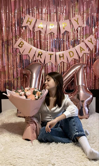 Number Balloons Blue 7 Balloon Numbers 40 inch for 7th Birthday - Rose Gold / Number 3 - image 4