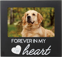 Pearhead Forever Loved Pet Keepsake Photo Frame - Black Forever In My Heart Frame