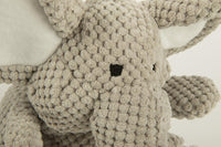goDog Checkers Elephant Tough Plush Toy with Chew Guard Technology - Checkers - Elephant (Gray) / Large (Pack of 6) - image 3