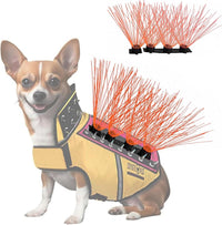 Coyotevest Coyotewhiskers Protective Nylon Dog Harness Bristles - Orange