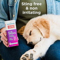 Wondercide Rescue - Eye Drops and Wash for Pets - Relief for Dogs and Cats from Allergies, Itchy Red Irritated Eyes, Discharge - with Pure Hypochlorous - 4 oz