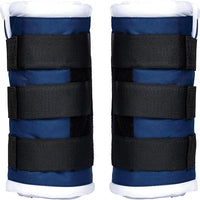Schneiders Dura-Tech Tekno-Dri Quick Wrap No Bow Leg Wraps for Horses | Exceptional Support & Moisture-Wicking Protection | Color Navy | Size 14"