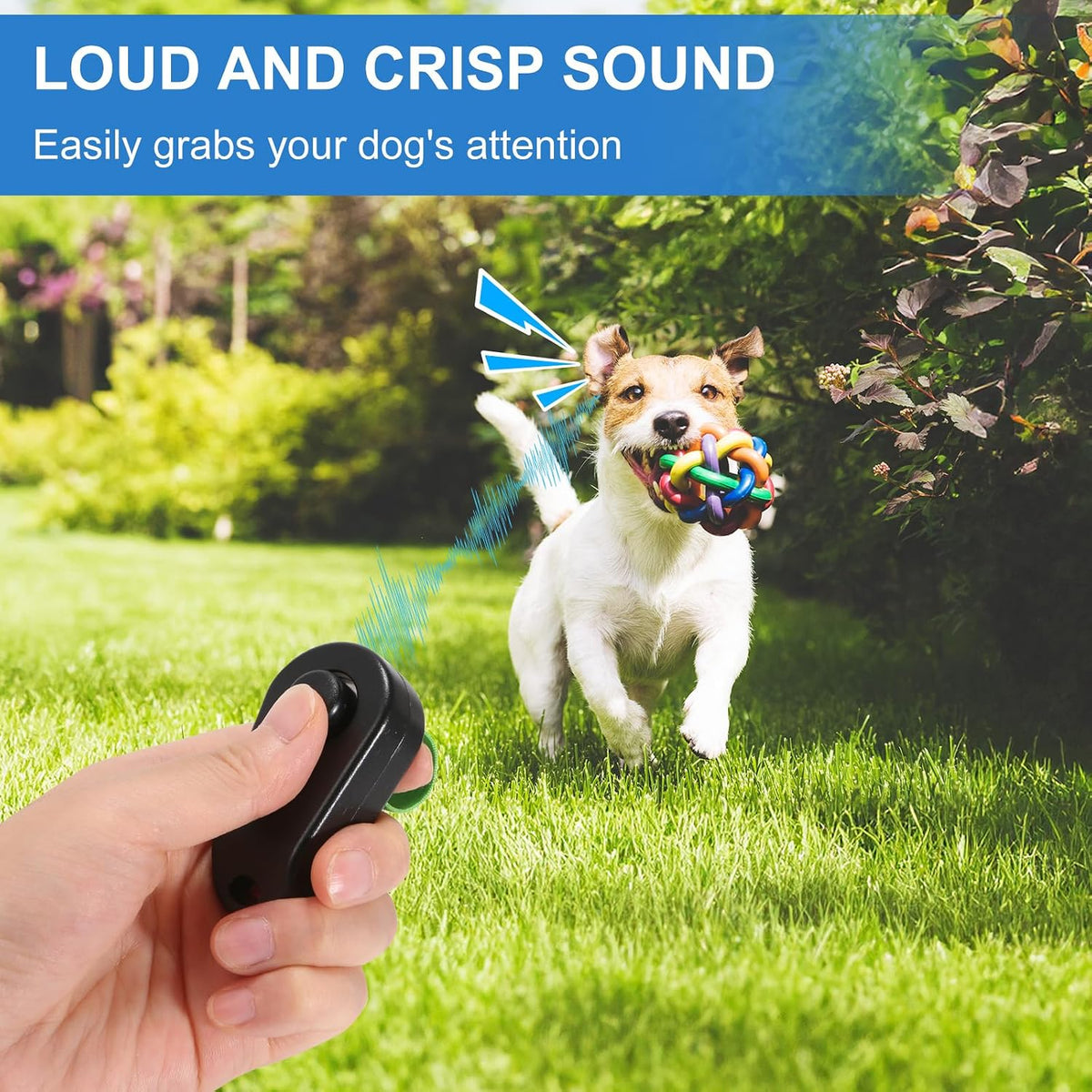 BARKIE Dog Training Clicker with Finger Ring 2 Pack - image 3