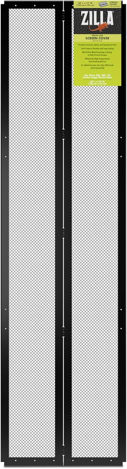 Zilla Fresh Air Screen Cover, Screen for Reptile Terrariums