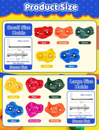 Trymaker Rock Climbing Holds - Small Size-30pcs - image 3