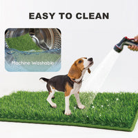 HQ4US Dog Grass Pad with Tray Odor Control Grass Pee Pad for Dog - XL - 45" x 34" for Dog＜ 38'' Length - image 4