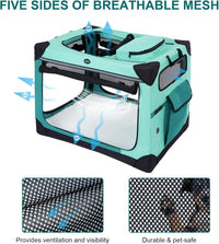 Ownpets Collapsible Dog Crate - Green / 30.0"L x 21.0"W x 21.0"H - image 3