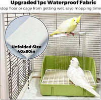 Automatic Parakeet Bird Bath with Pump - Green - image 3