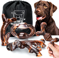 Dog Chew Toys for Aggressive Chewers 4 Pack - Large / Dog Chew Toys