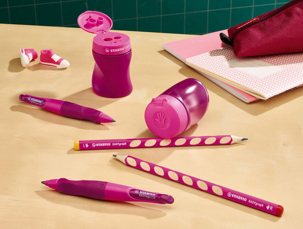 Ergonomic Container Sharpener, STABILO EASYsharpener - Pink - image 4