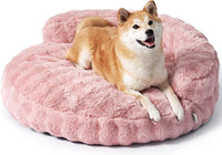 EHEYCIGA Soft Cat Couch Bed for Indoor Cats - 36"L x 36"W x 9"Th / Pink