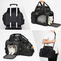 JUNGYOUN Premium Cat Carrier - Dark Grey / 17.0"L x 11.0"W x 11.0"H - image 3