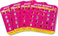 Regal Games Finger-Tip Shutter Bingo Cards with Sliding Windows - Pink