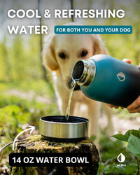 32 oz. Dog Water Bottle, Insulated Dog Travel Water Bottle - Blue Black / 64 oz - image 4