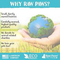 Raw Paws Beef Cheek Rolls for Dogs - 6 inch (4 Pack) - Packed in USA - Free-Range, Rawhide Alternative Dog Chews - Retriever Rolls for Small to Large Breeds