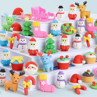 Kleeblatt Halloween erasers for kids shaped like pumpkins, ghosts, bats, skulls and cats - view 3