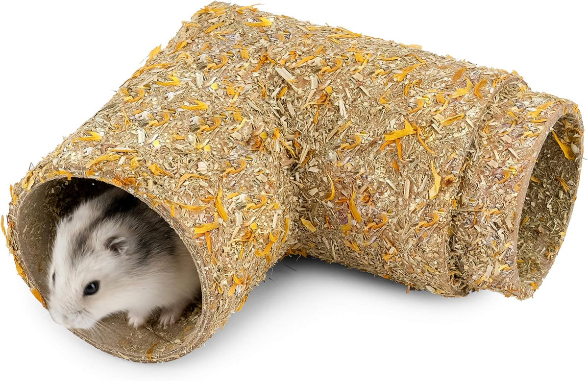 Niteangel Creative & Composable Hamster Tunnel: Edible Water Hyacinth - Corner