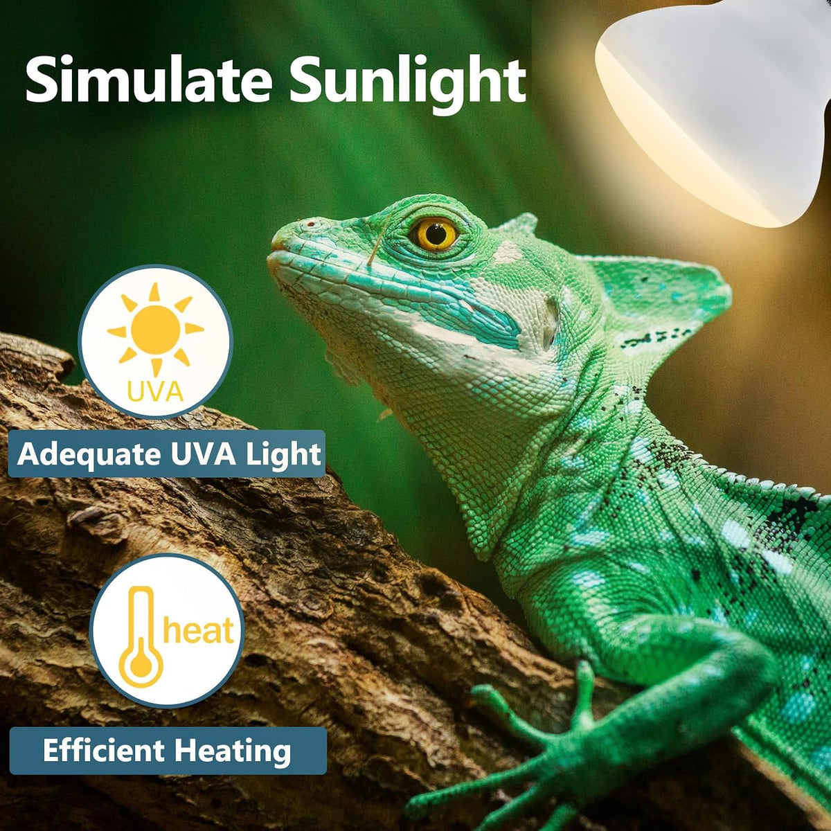 LUCKY HERP Heat Lamp Bulbs, 150W Reptile Heat Lamp 2 Pack - Reptile Heat Lamp / 150W 2-Pack - image 4
