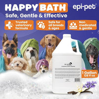 Puppy Safe 6in1 Pet Shampoo, Shampoo for Dogs with Deshedding Coat, Dry Itchy Skin, Hypoallergenic and Sensitive Skin, Scented Vanilla and Lavender (1 Gallon (Pack of 2), 1 Gallon (128 Fl oz))