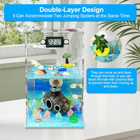 Jumping Spider Enclosure, DIY Insects Habitat - Ocean - image 3