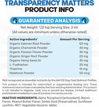 Dog Anxiety Relief - Faster Absorption Than Hemp Calming Chews for Dogs - Dog Calming Chews Alternative - Hemp Oil and Melatonin for Dogs - Liquid Dog Calming Treats for Thunder, Fireworks, Sleep Aid