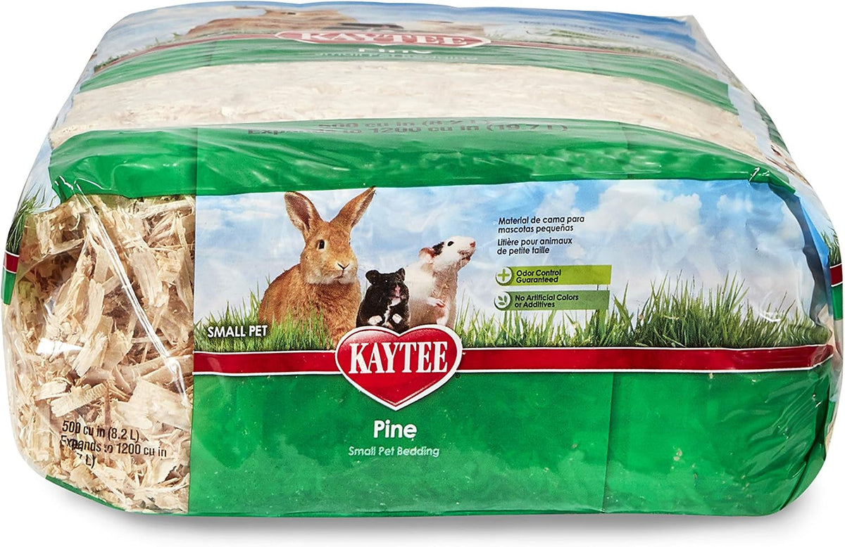 Kaytee Small Animal Pine Bedding for Guinea Pigs, Rabbits - 19.7 Liter / Tan - image 2