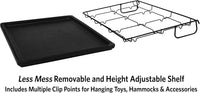 MidWest Homes for Pets 142PAN Replacement Pan for Midwest Cat Cage - Black / 22.8"L x 17.0"W x 3.3"H - image 2