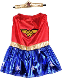 DC Comics: Wonder Woman Pet Costume for For Dogs or Cats by Rubies - XX-Large / 1 - image 2