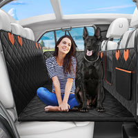 IJVAE Dog Seat Cover for Back Seat - Black / For Car/SUV/Small Truck