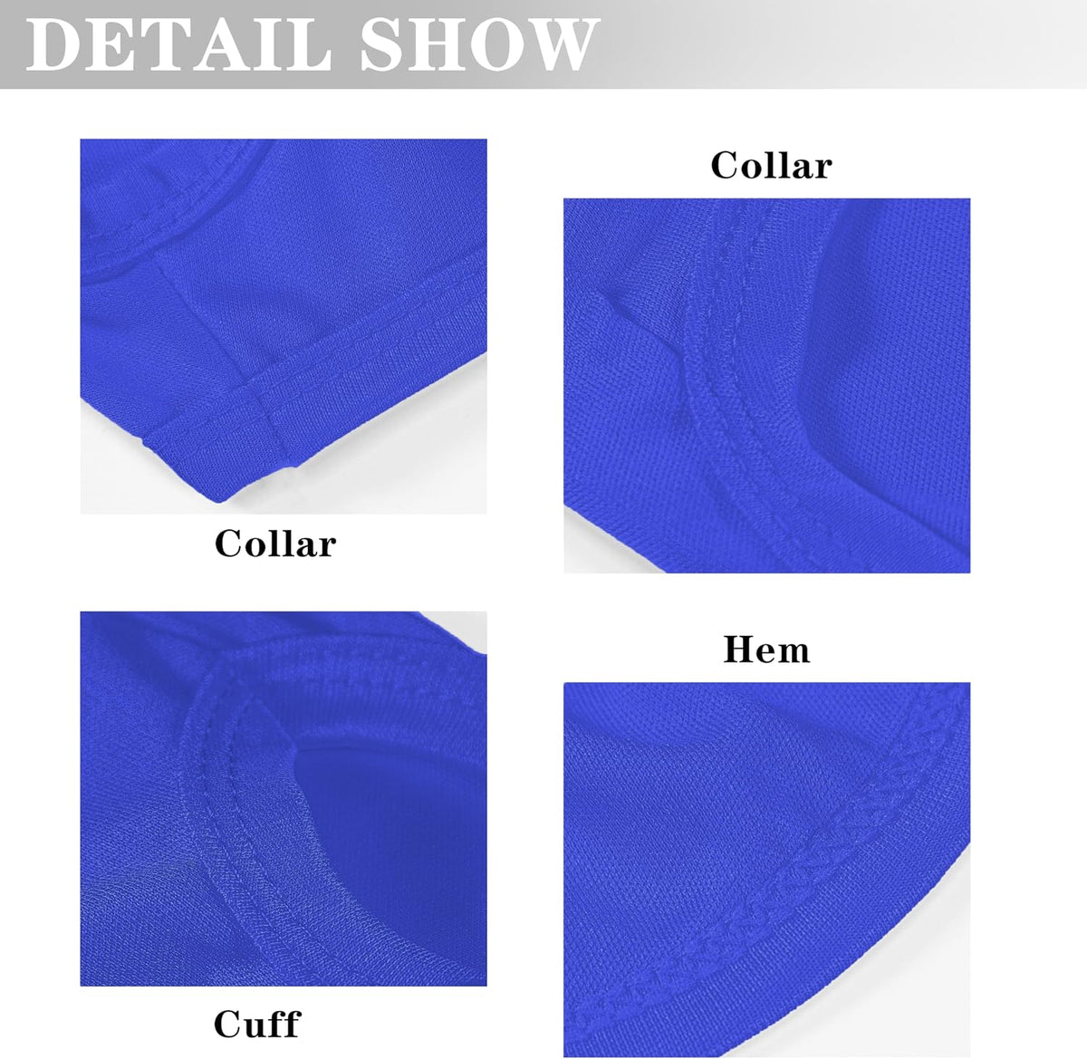 2 Pack Solid Color Dog Shirts, Lightweight, Quick Dry - Gray,Blue / XS (9.5'' Chest) - image 4