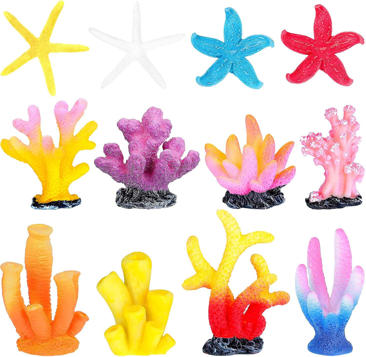 12 Pcs Fake Coral Plant Aquarium Decorations, Lovely Style – Essentials for Fish