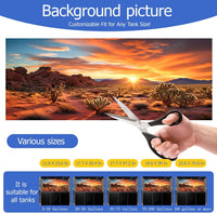 Reptile Background Film, Static Cling, Glue-Free, Desert - 11.8 X 23.6 Inches - image 2