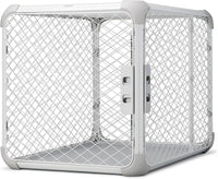Diggs Evolv Modular Dog Crate for Dogs 16-18" Tall - Large (44.1"L x 30.5"W x 31.9"H) / Ash