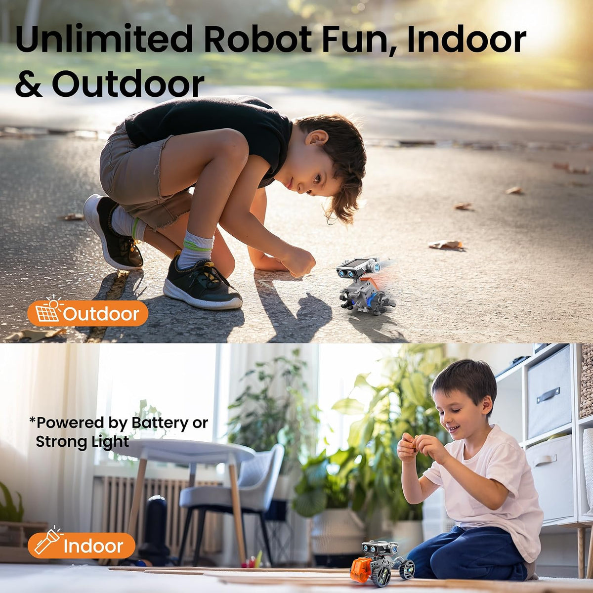 Solar Robot Building Kit STEM Gift for Boys Aged 8-13 - image 4