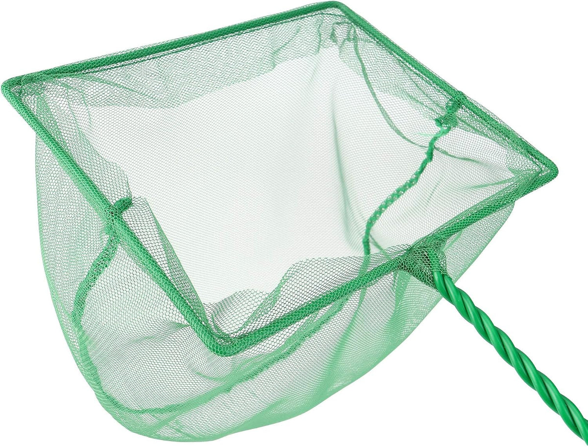 2 Pack Aquarium Fish Net Fine Mesh Quick Catch Tank Skimmer 5 Inch – Essentials for Fish - Green / 6" (2-Pack) - image 4