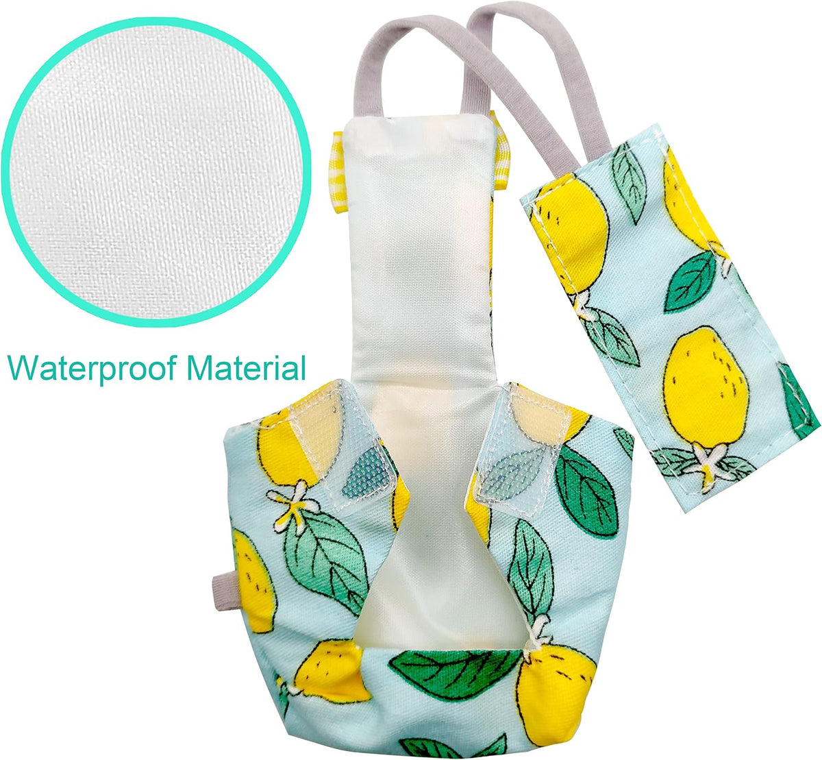 VANFAVORI Bird Diaper Flight Suit with 80-inch Leash, M Size - Lemon - image 2