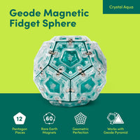Speks Geode Magnetic Sphere - Aqua - image 2