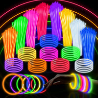 SpringFlower 100 PCS Glow Sticks Bulk Party Favors - 500 Pack