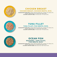 Applaws Natural Wet Cat Food, Limited Ingredient, Grain-Free, Protein with No Artificial Additives, Variety Pack in Broth (12 x 5.5oz Cans)