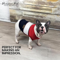 Parisian Pet Embroidered 'Worlds Champion' Dog Shirt - Lightweight Sleeveless Color Block Tee - Machine Washable for Small Dogs
