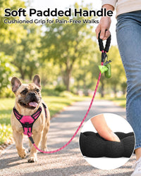 Taglory Rope Dog Leash for Medium Large Dogs - 3/8" x 6 FT (0~20 lbs.) / Pink - image 2
