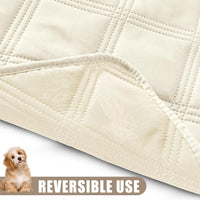 Smiry Waterproof Dog Bed Cover - Beige/Beige / Lattice / 40x50 - image 3