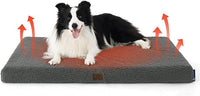 Bedsure Self Warming Dog Bed for Large Dogs - Orthopedic Waterproof Puppy Beds with Removable Washable Cover, Egg Crate Foam Pet Mat, Suitable for Pet Up to 65 lbs